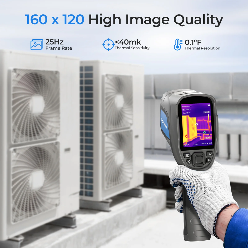 TOPDON thermal imaging device wide temperature range